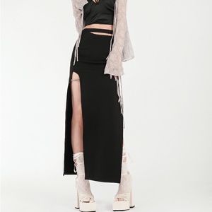 Straight pencil skirt